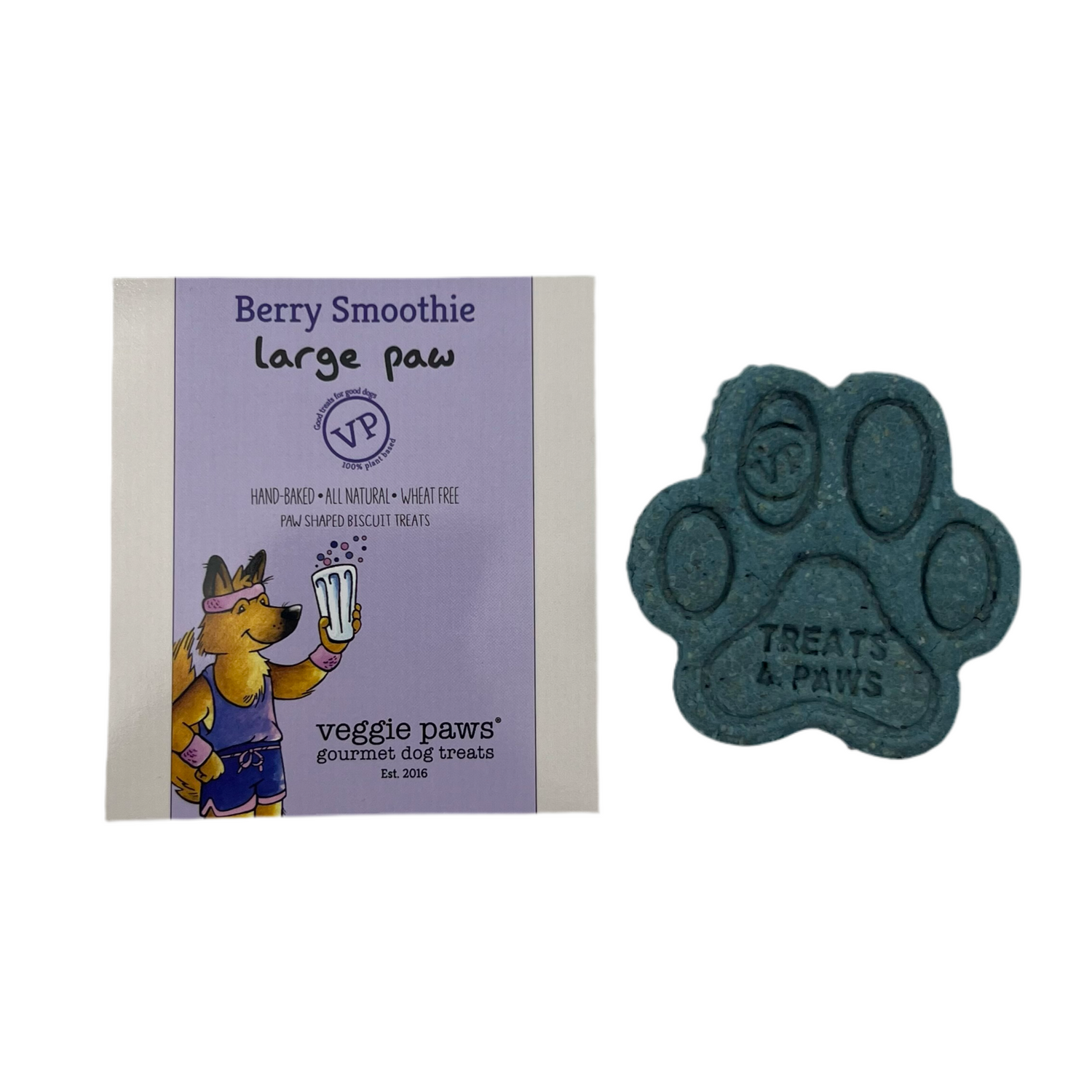 Veggie Paws Biscuit Treats - Large Paws