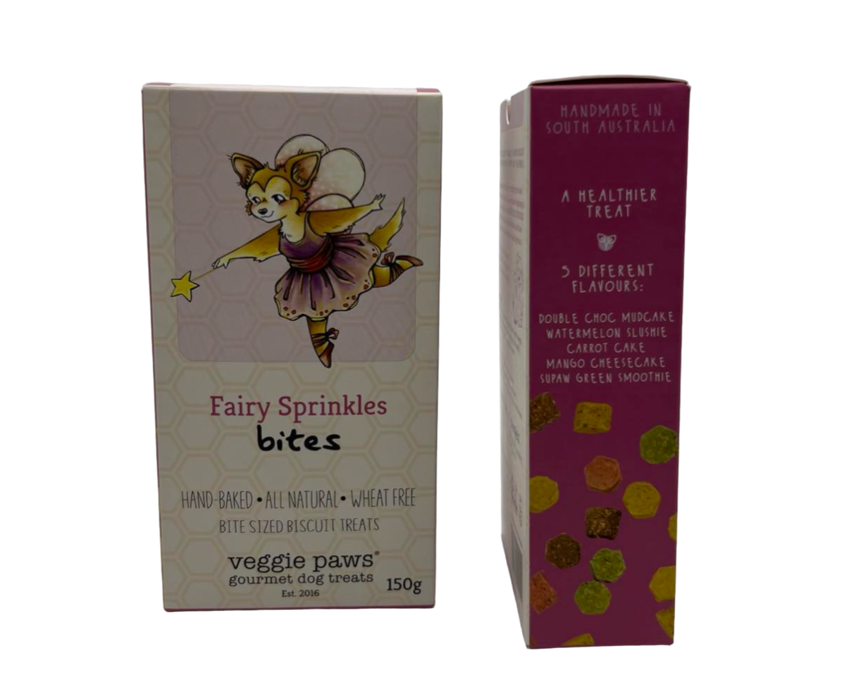 Veggie Paws Fairy Sprinkles Bites - Biscuit Treats