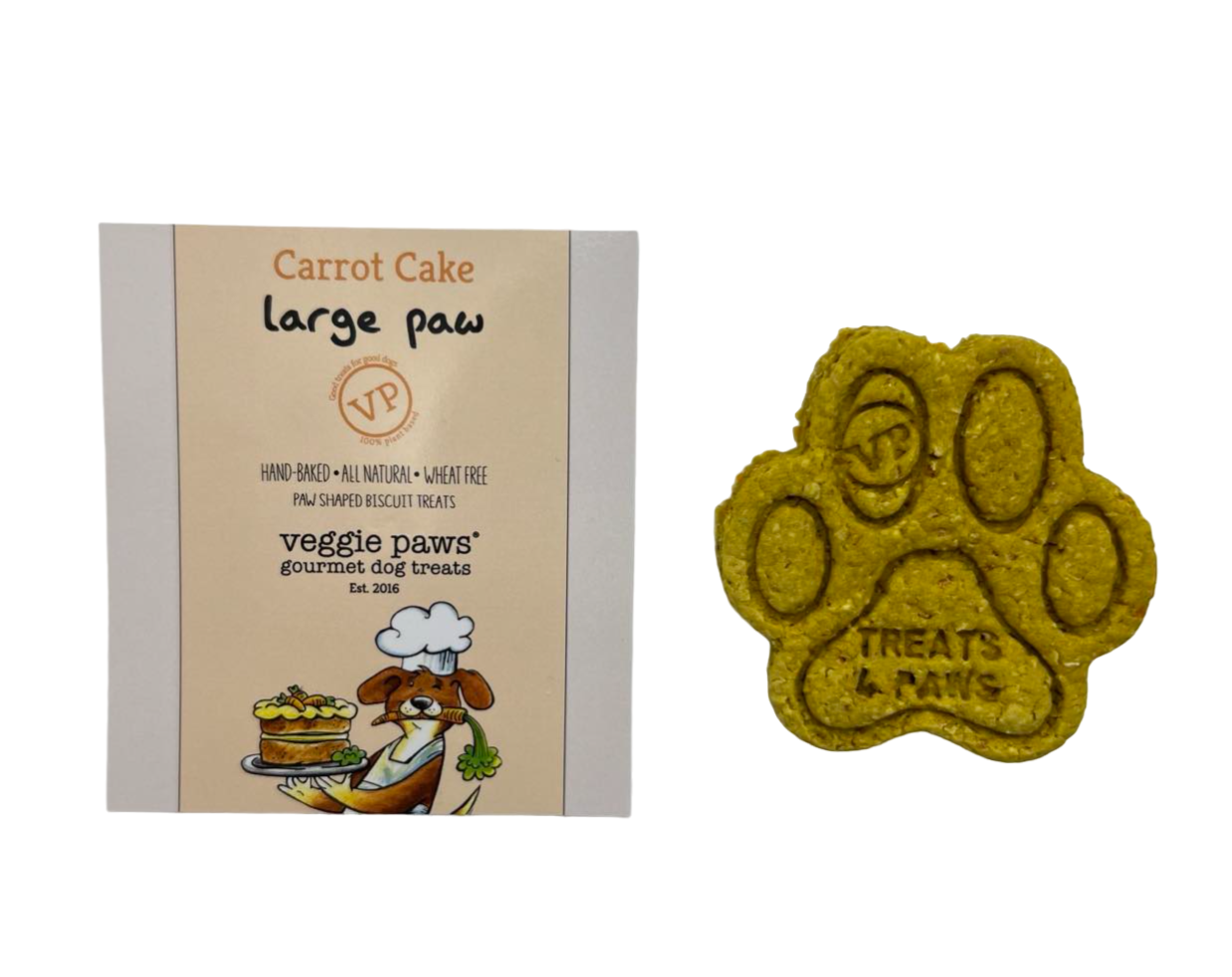 Veggie Paws Biscuit Treats - Large Paws