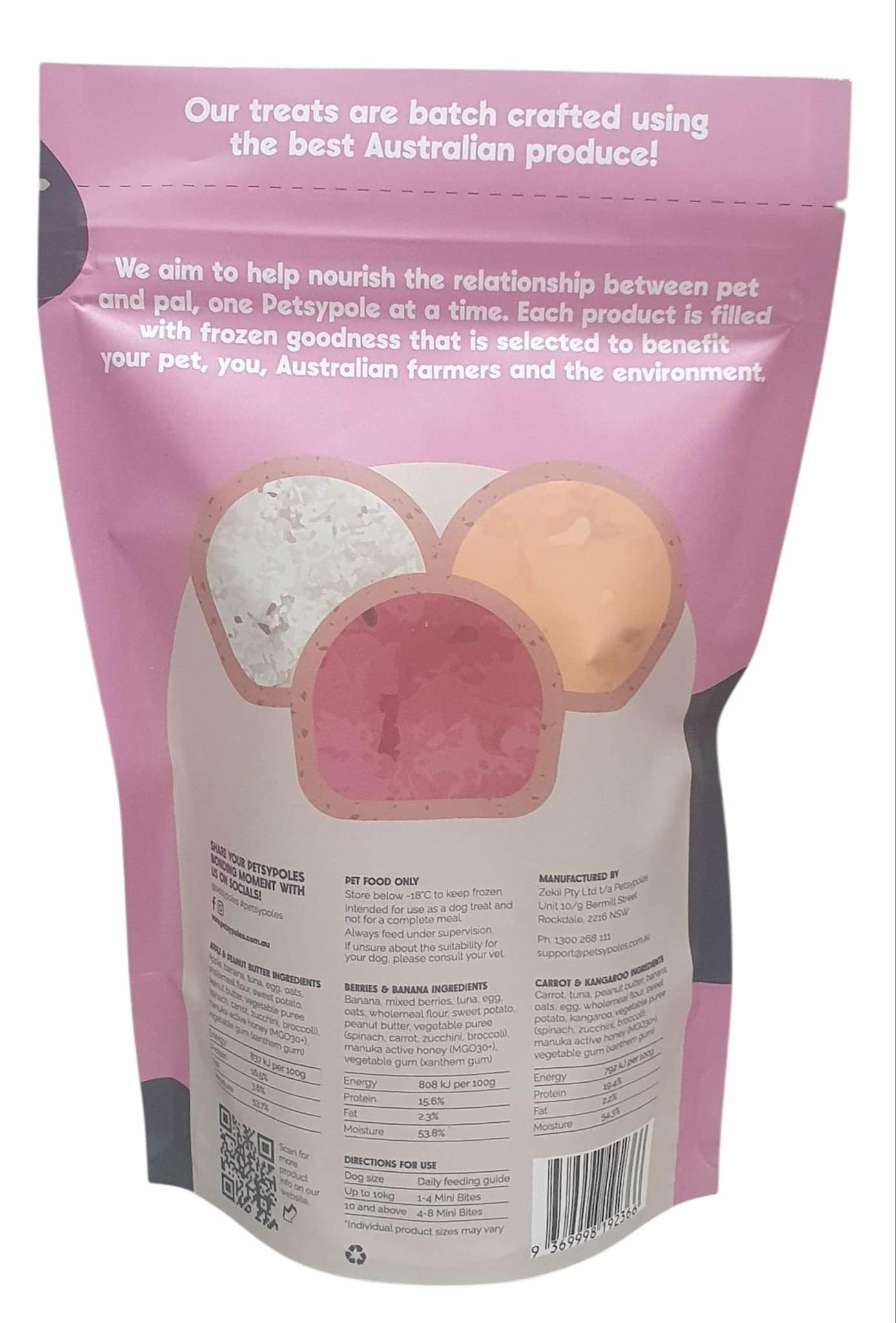 Petsypoles - Mini Bites (Freeze Dried / Frozen)