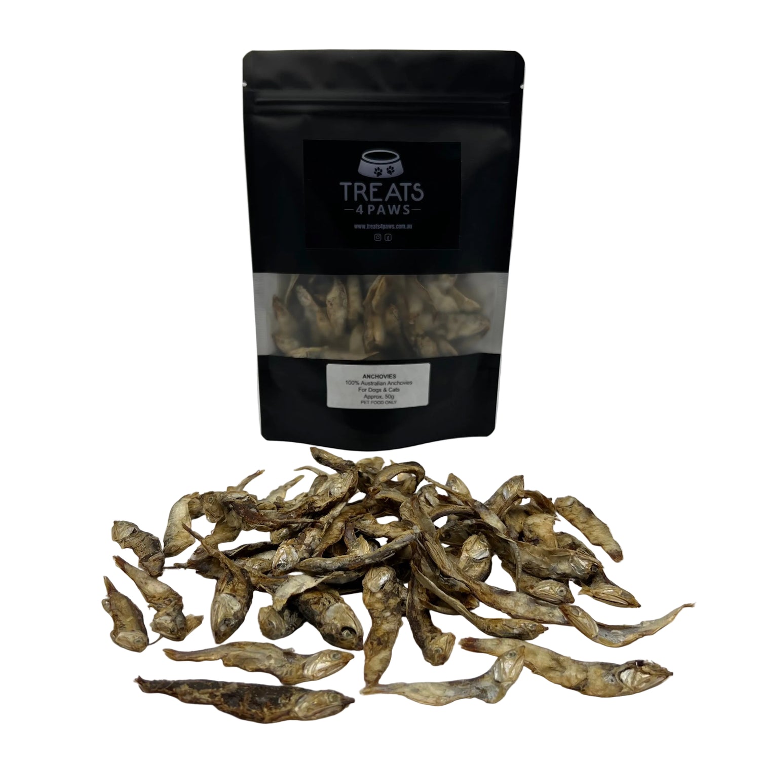 Anchovies - whole forage fish (small)